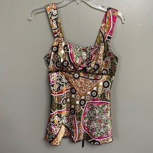 VTG Y2K B Wear Byer California top size small babydoll art to wear